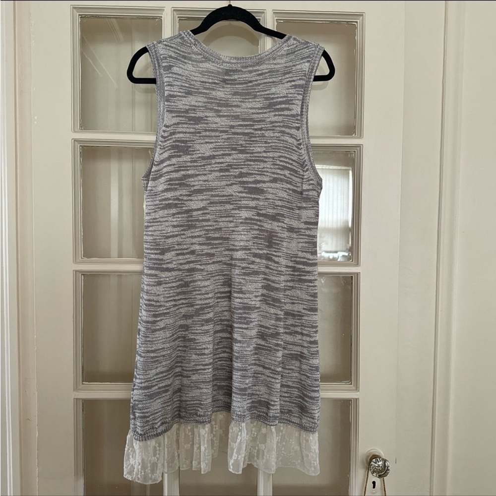 Lori Goldstein space dye sweater knit tank - Picture 4 of 7